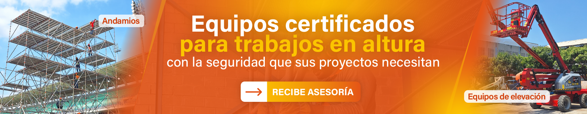 Alquiler de Andamios Certificados y Equipos de Elevación